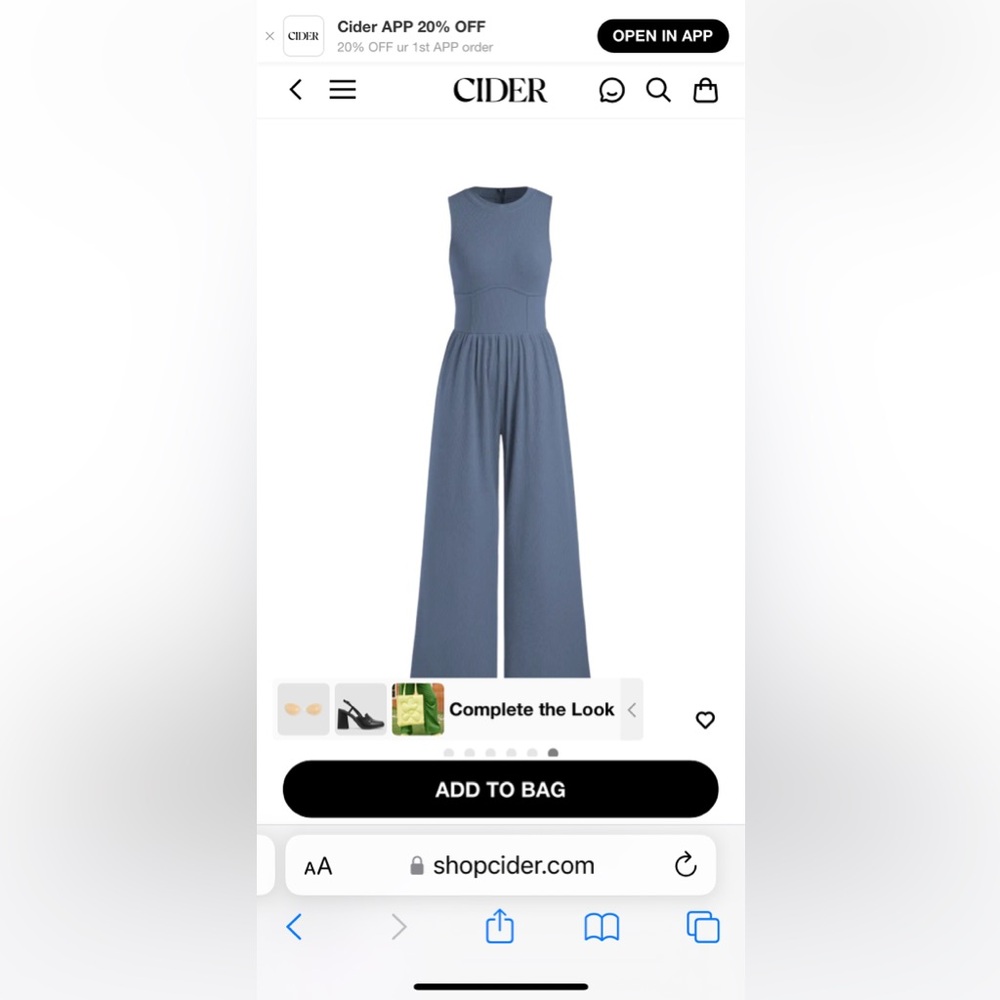 Cider Jumpsuit NWT